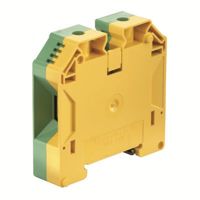 WEIDMULLER WPE 50N IR Zacisk PE, złącze śrubowe, 50 mm², 1000 V, liczba przyłączeń: 2, liczba poziomów: 1, zielony / żółty 1422430000 /10szt./ (1422430000)